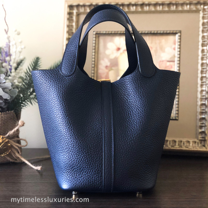 hermes picotin 18 blue