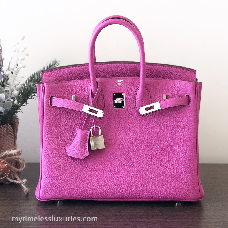 hermes birkin 25 magnolia