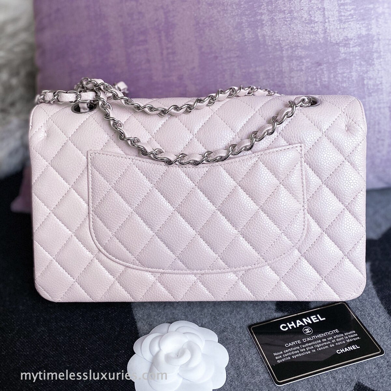 pink chanel flap