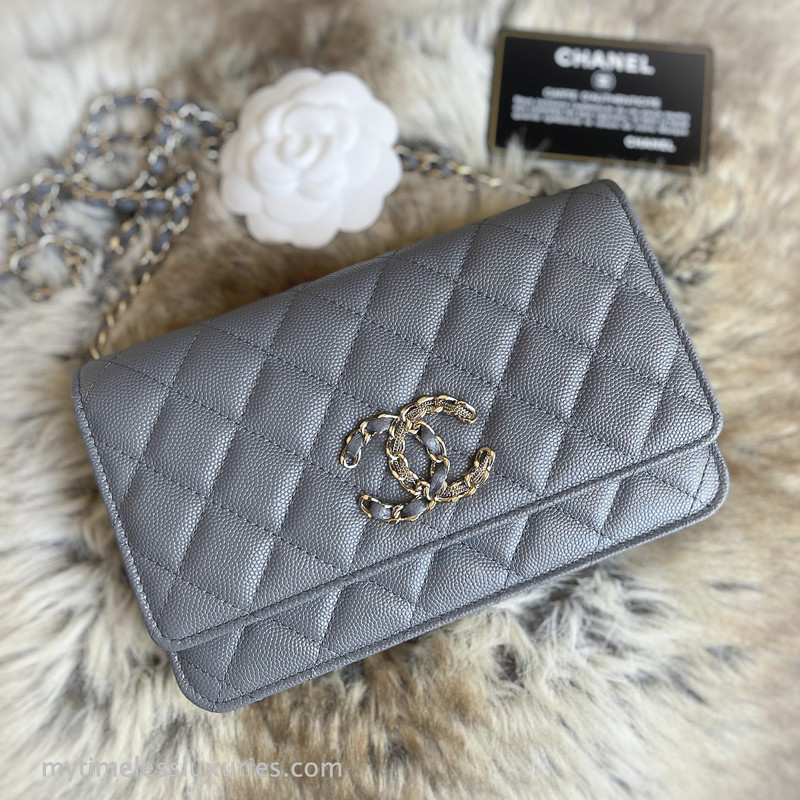 Chanel wallet on chain 2020 clearance