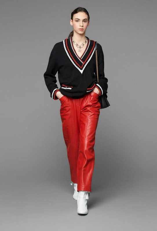 CHANEL 19B Cashmere Pullover Snowflake 
