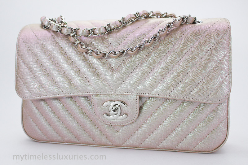 chanel rose gold bag