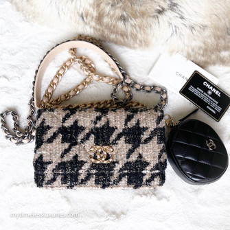 Chanel Houndstooth Woc Online Sale, UP 