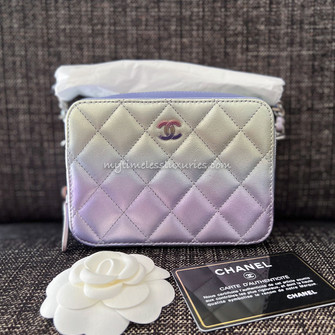 CHANEL 21K Rainbow Gradient Camera Case *New - Timeless Luxuries