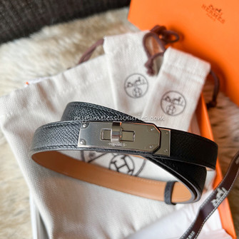 HERMES Epsom Kelly Belt Etoupe | FASHIONPHILE