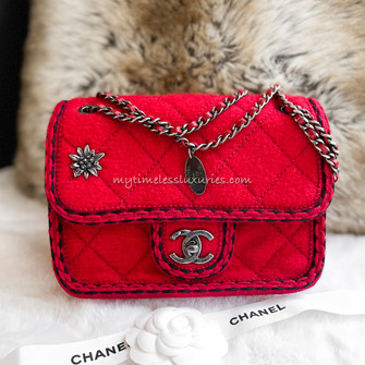 CHANEL 15A Paris-Salzburg Edelweiss Charm Flap Bag - Timeless