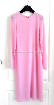 CHANEL 21P Silk Dress CC Embellishment 34 - Timeless Luxuries