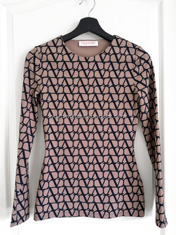 【VALENTINO】BIG Sale★TOILE ICONOGRAPHE ジャカードドレス VALENTINO ICONOGRAPHE TOILE DRESS BEIGE NERO NEW SEASON