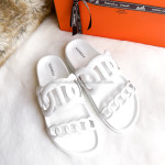 HERMES Extra Sandal 38.5 White *New