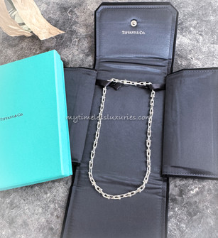 TIFFANY & CO. Hardwear Small Link Necklace Sterling Silver