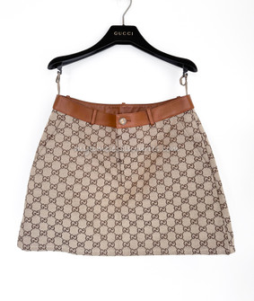スカート GUCCI Dark Brown Mini Skirt 40 スカート GUCCI Dark Brown Mini Skirt 40 スカート GUCCI Dark