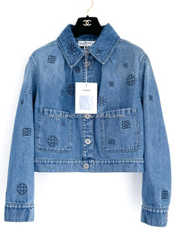 『CHANEL』 シャネル (38〜40) デニムジャケット セットアップ シャネル』 シャネル (38〜40) デニムジャケット セットアップ