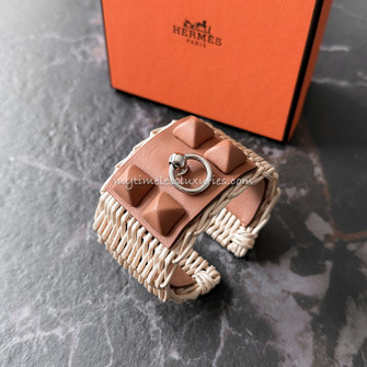 HERMES Medor Picnic Gaine Cuff Bracelet - Timeless Luxuries