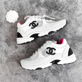 CHANEL CC Logo Sneakers 35.5 *New - Timeless Luxuries