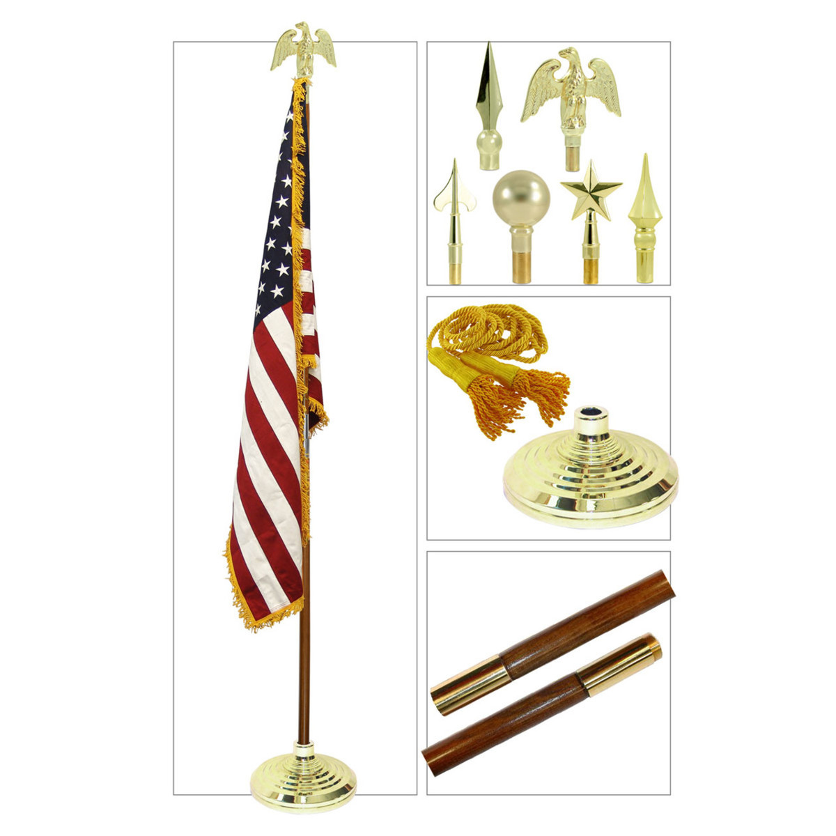 Flag Cord & Tassels for Indoor or Parade Display