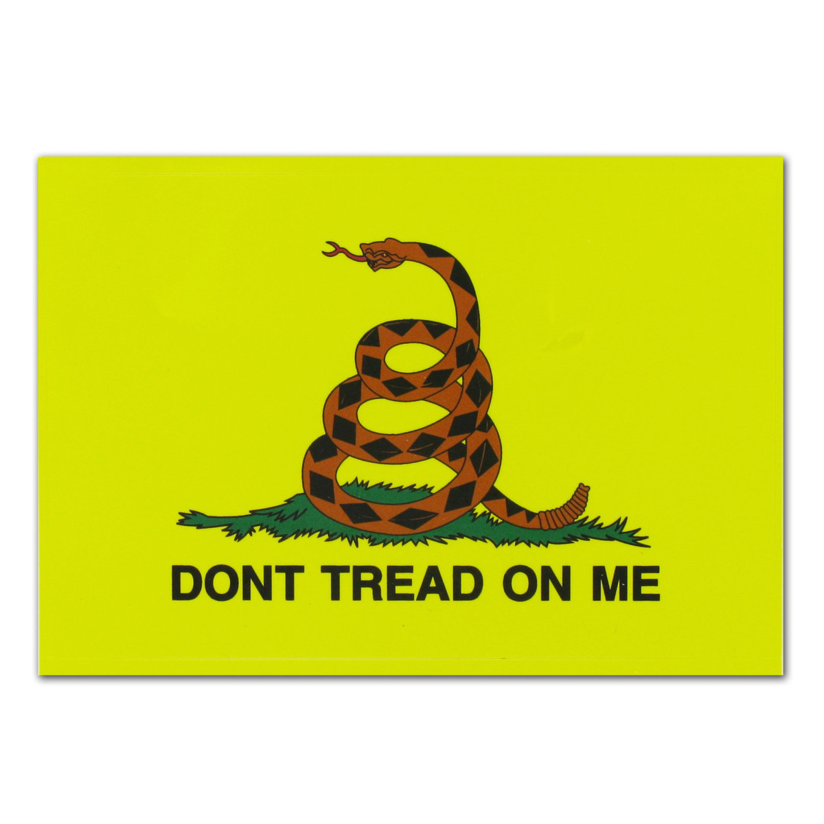 dont tread on me snake decal