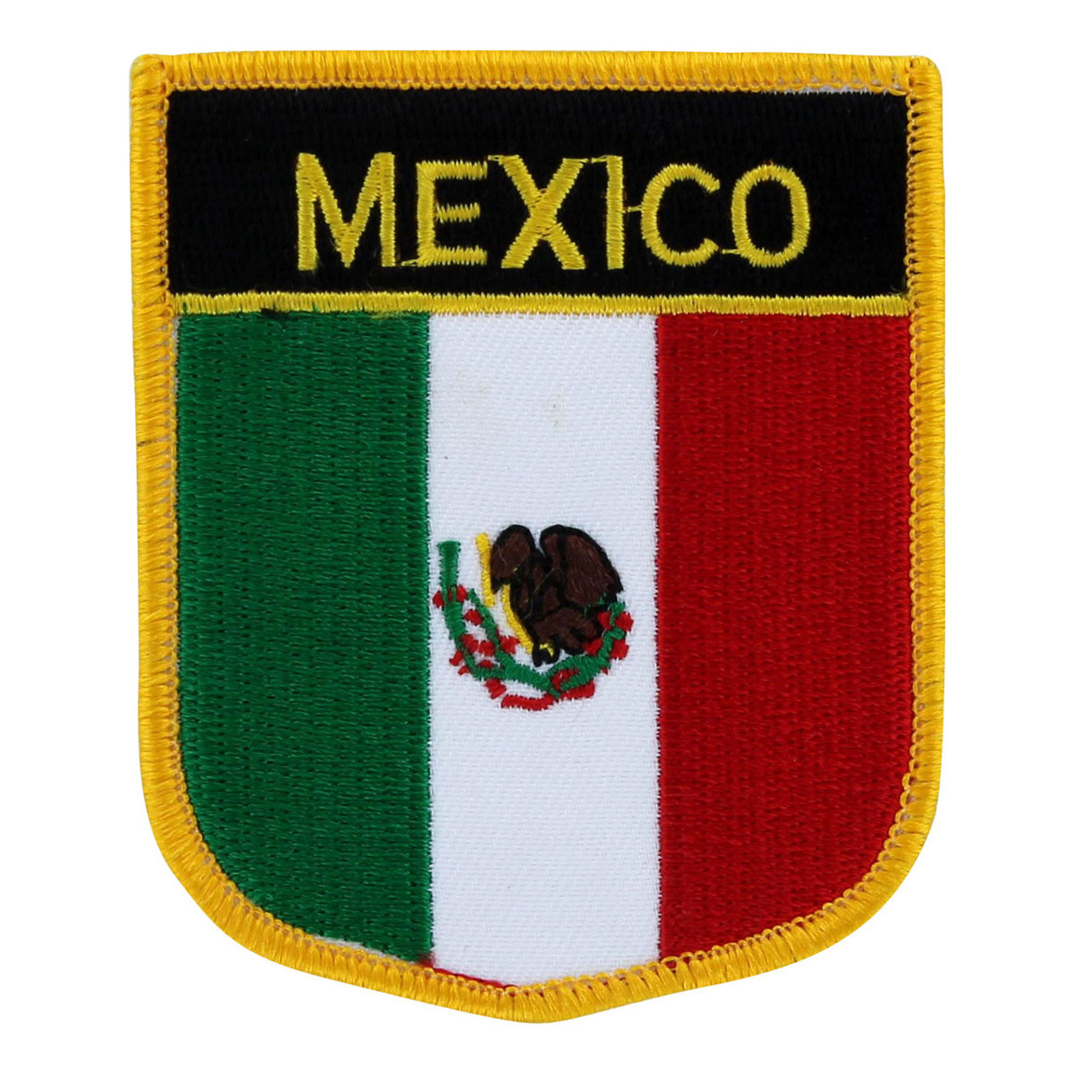 Mexico Flag Patch Sale-Discount Embroidered Iron or Sew on Cheap