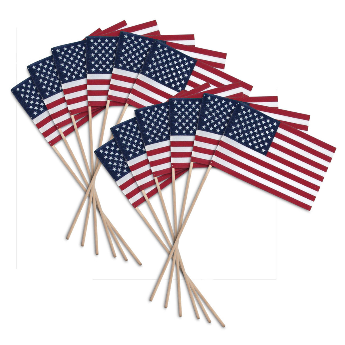 Wholesale u s flag stickers For Easy Decorative Displays 