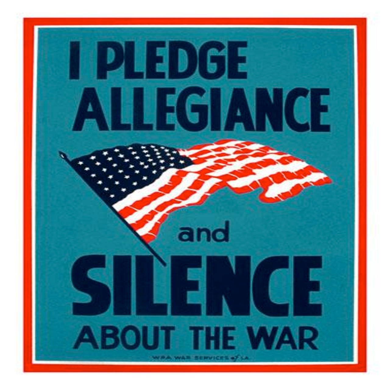 Pledge Allegiance Poster Downloadable Image