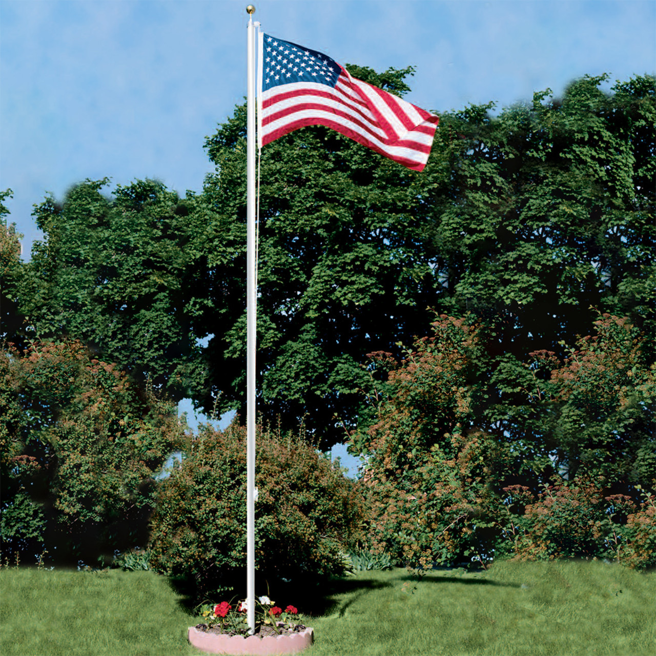 25 tall deals flagpole