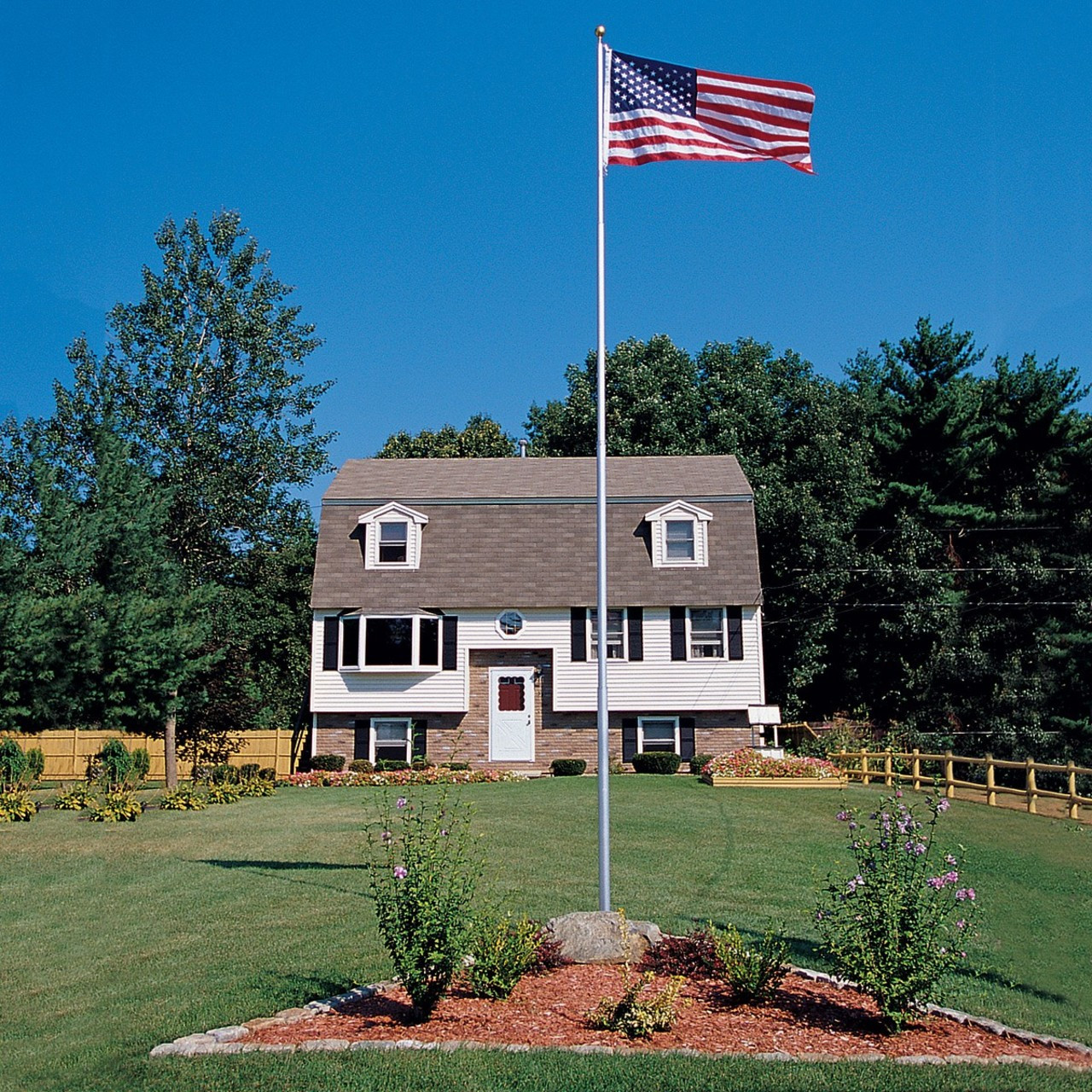 Front yard flagpole size deals recommendation