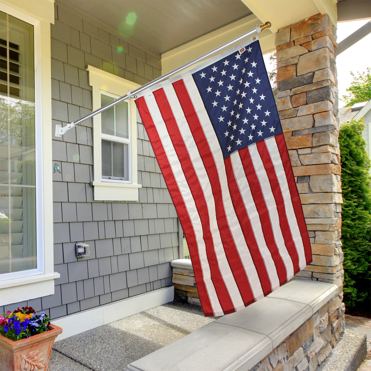 House mounted deals flagpole kits