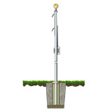 Special Budget Series 30ft Flagpole - Two Piece - ECS30