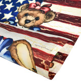 Poly Teddy Bear Banner 12 1/2in x 18in