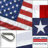 Valley Forge Perma-Nyl 8ft x 12ft Nylon American Flag