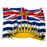 British Columbia - Canada - 3ft x 5ft Printed Polyester Flag