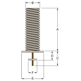 Galvanized Steel Foundation Sleeve - 7ft x 18in