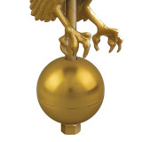 Gold Anodized Aluminum Globe for Eagle