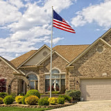 Super Tough Commercial Grade Sectional 25 ft. Flagpole - Satin