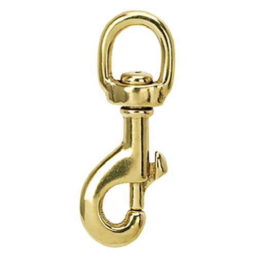 Flag Swivel Clasp Snap 3 Brass Plated 