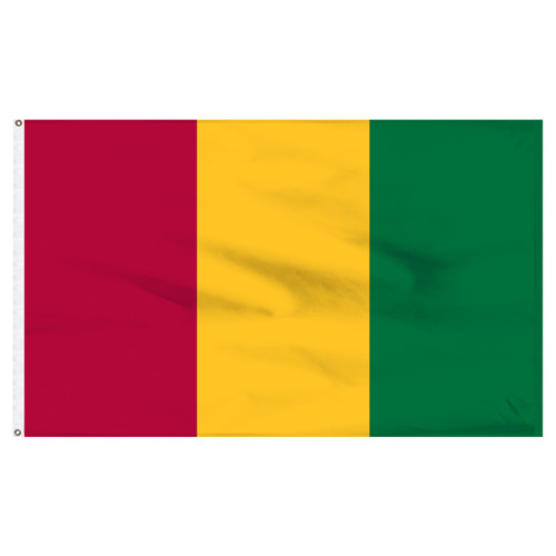 Guinea 6ft x 10ft Nylon Flag