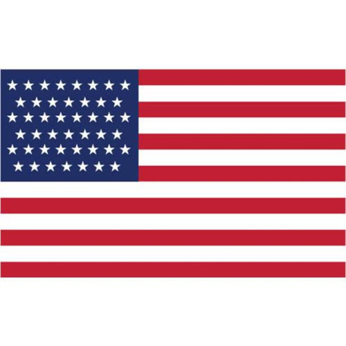 Vertical Stars and Stripes Flag