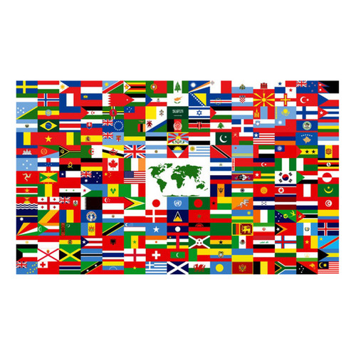 The World Flag 3ft x 5ft Nylon The World Flag 3ft x 5ft Nylon