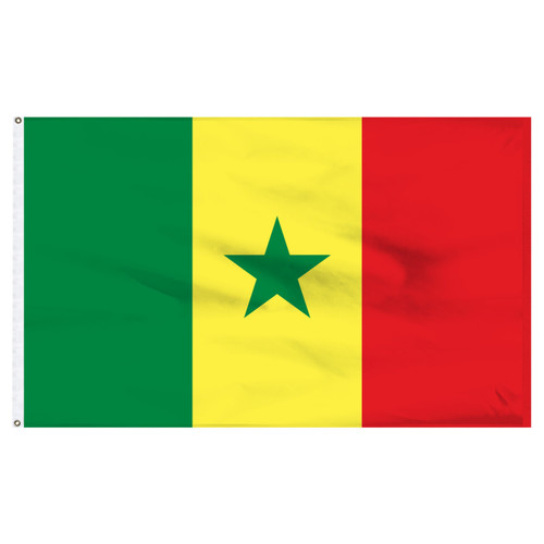 Senegal National Country Flag - 3 foot by 5 foot Polyester (New) by Fifi