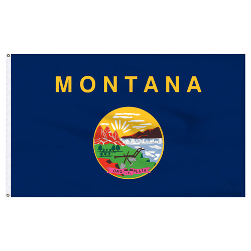 Montana Flag 4 x 6 Feet Nylon
