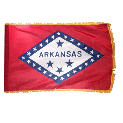 Arkansas Flag 3ft x 5ft Nylon Indoor