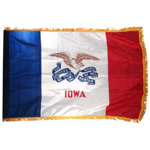Iowa Flag 3ft x 5ft Nylon Indoor