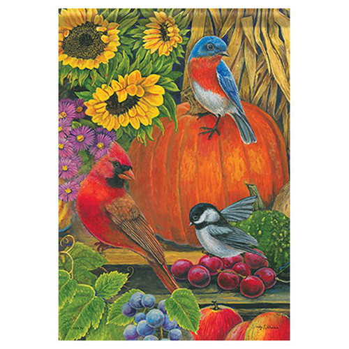 Carson Fall Banner Flag - Fall Harvest Birds
