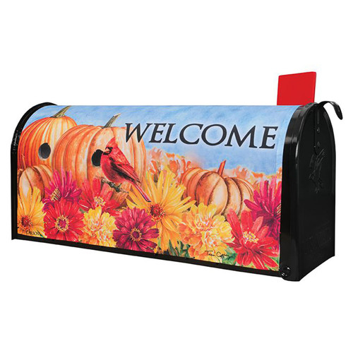 Fall Mailbox Cover - Signs of Fall - 17.75" x 20"