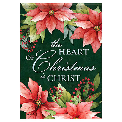 Carson Christmas Banner Flag - Heart of Christmas - 28in x 40in