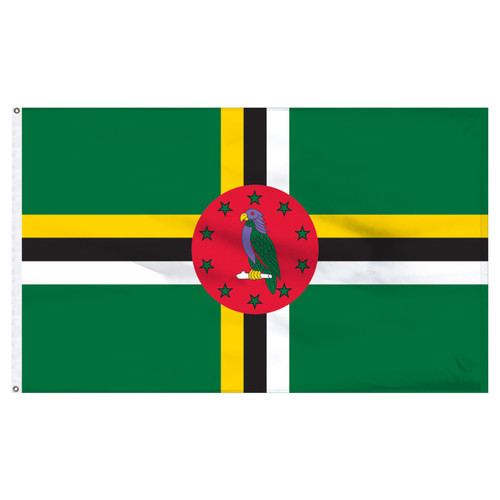 Dominica 2' x 3' Nylon Flag