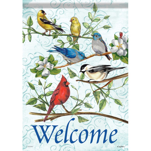Carson Summer Banner Flag - Songbird Greetings - 28in x 40in