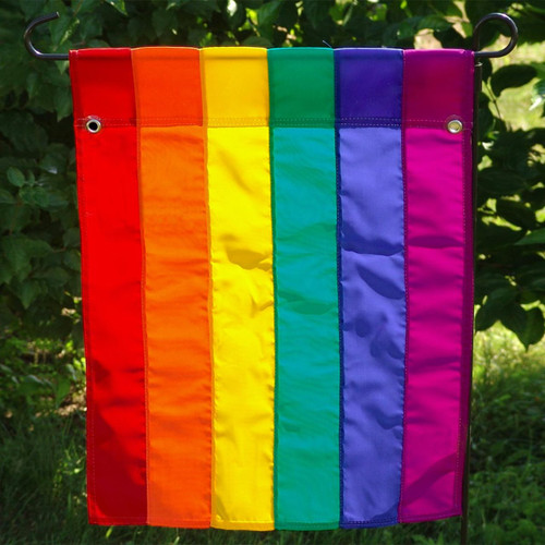 Philly Rainbow Garden Flag - 12in x 18in
