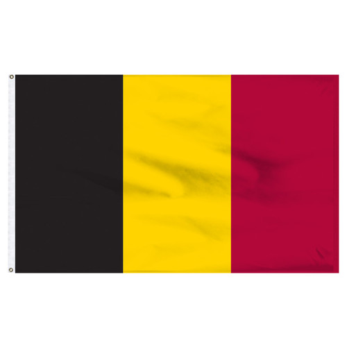 Belgium 12" x 18" Nylon Flag