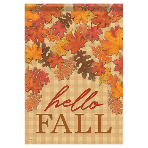 Carson Fall Banner Flag - Leaves Falling