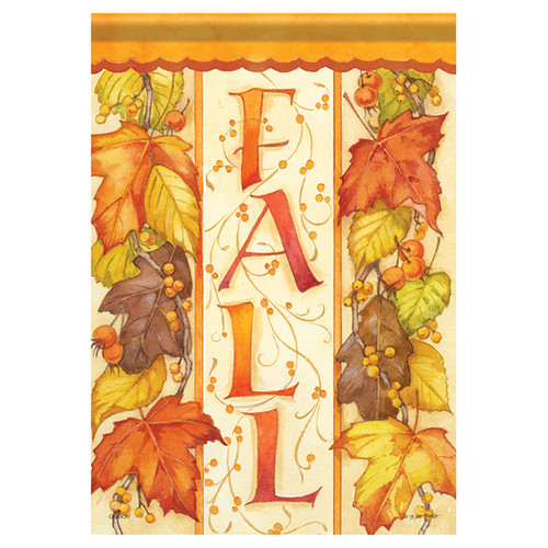 Carson Fall Banner Flag - Leaves Of Fall - 28in x 40in